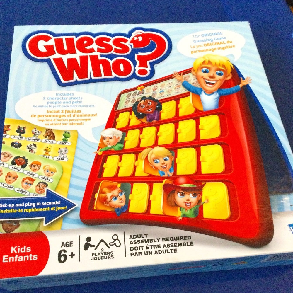 Guess who kids game